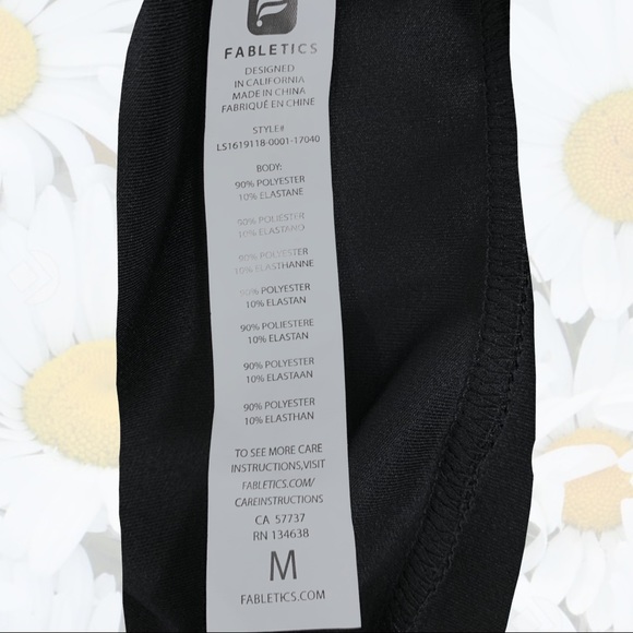 Fabletics Black Tilly Neoprene Dream Sweatshirt - Picture 14 of 16